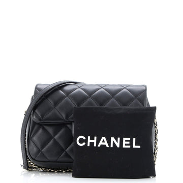 My Precious Pearls Chain Flap Bag Quilted Lambskin Medium