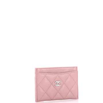 Classic Card Holder Quilted Caviar