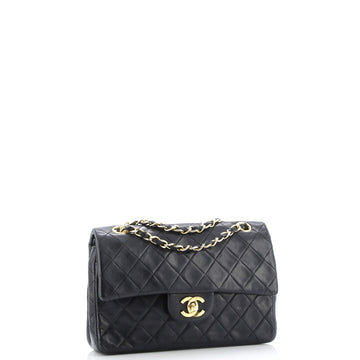 Vintage Classic Double Flap Bag Quilted Lambskin Small