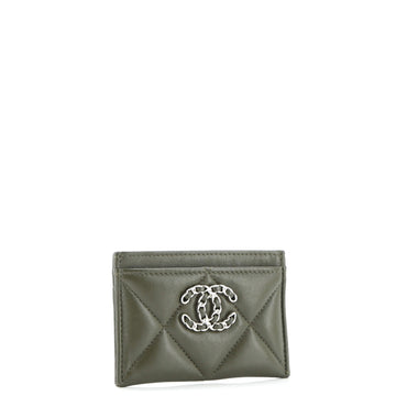 19 Card Holder Quilted Leather