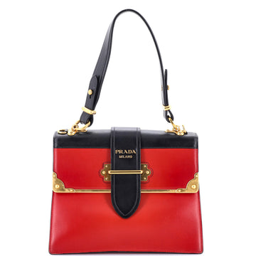 Cahier Convertible Shoulder Bag City Calf and Saffiano Medium