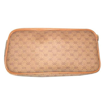Gucci Vintage Purses Brown  Gg Canvas Clutch