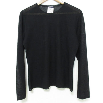 Chanel Front Logo Sheer Knit Pullover
