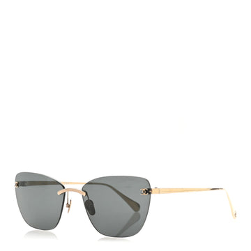 Titanium Cat Eye CC Sunglasses 4286-T Gris Clair