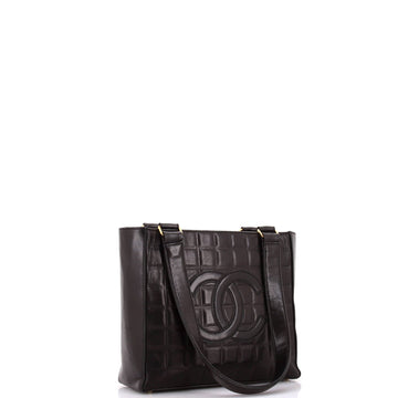 Chocolate Bar CC Tote Quilted Leather Small