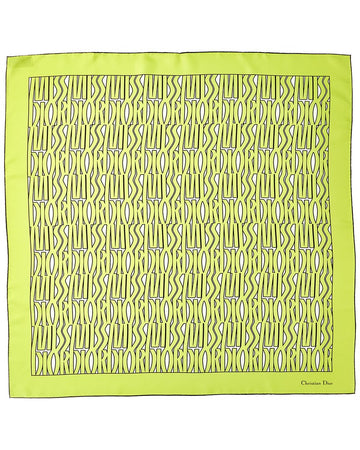 Dior Miss Dior Allover 90 Square Silk Scarf