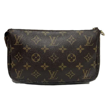 Louis Vuitton Pochette Accessoire  Canvas Clutch Bag