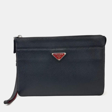 Saffiano Treble Clutch