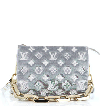 Coussin Bag Monogram Sequins and Embossed Leather BB