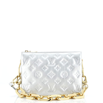 Coussin Bag Monogram Embossed Lambskin BB