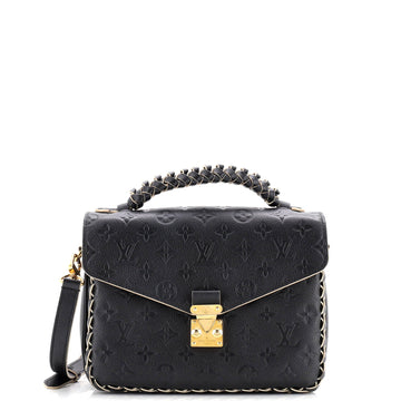 Braided Handle Pochette Metis Monogram Empreinte Leather