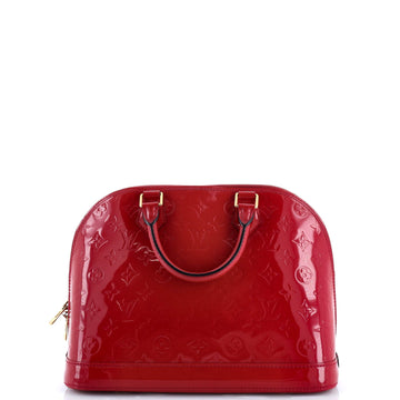 Alma Handbag Monogram Vernis PM