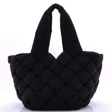 Cassette Paper Tote Intrecciato Nylon