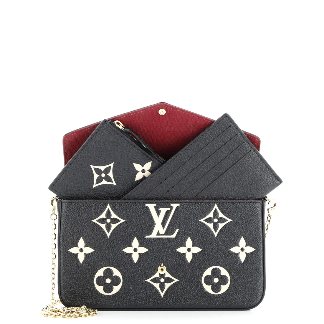 Felicie Pochette Bicolor Monogram Empreinte Giant