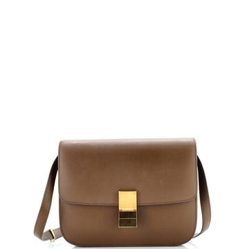 Classic Box Bag Grainy Leather Medium