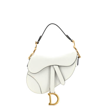 Saddle Handbag Leather Mini