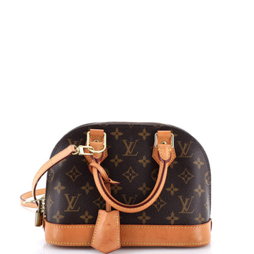 Alma Handbag Monogram Canvas BB