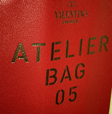 Atelier 05 Tote Pleated canvas/Leather Medium