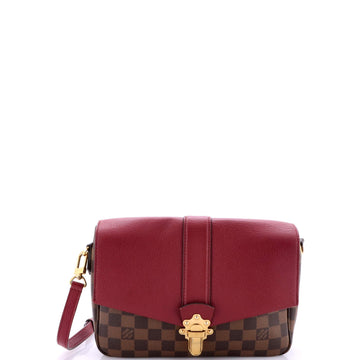 Clapton Handbag Damier and Leather PM