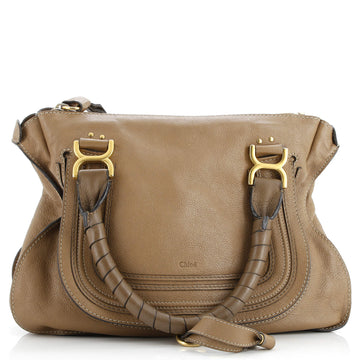 Marcie Satchel Leather Medium
