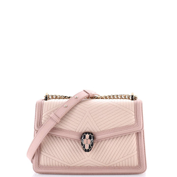 Serpenti Forever Shoulder Bag Quilted Leather Small