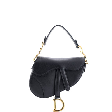 Saddle Handbag Leather Mini