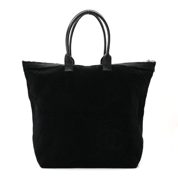 Terry Cotton CC Beach Tote  Black
