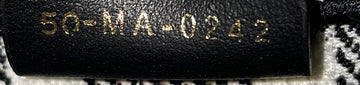 Book Tote Embroidered canvas/Leather Small