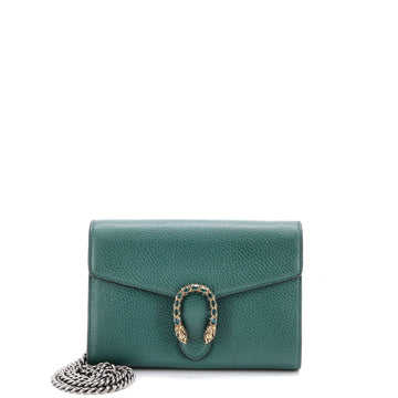 Dionysus Chain Wallet Leather with Embellished Detail Small