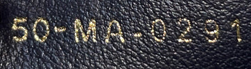 Saddle Bag Logo Embroidered canvas/Leather Medium
