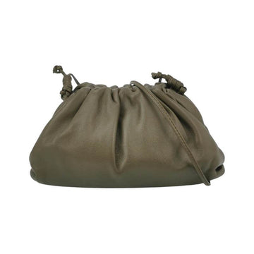 Bottega Veneta Pouch Mini Leather Dark Green