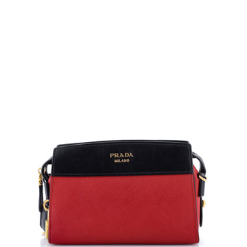 Esplanade Crossbody Bag Saffiano with City Calf Small