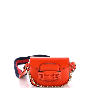 Horsebit 1955 Flap Wallet with Strap Leather