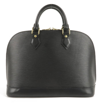 Louis Vuitton Epi Alma Hand Bag Noir Black M52142