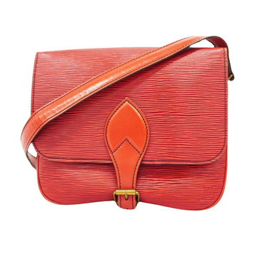 Louis Vuitton Cartouchière  Leather Shoulder Bag