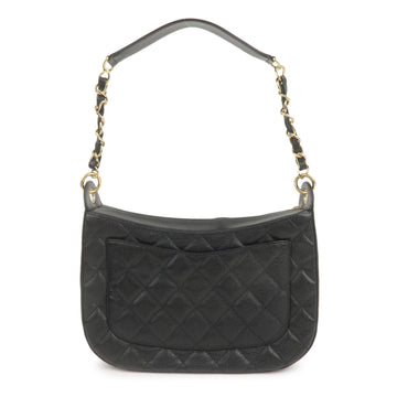 Top Quality Chanel Matelasse Leather Skin Chain Shoulder Bag Black A20993