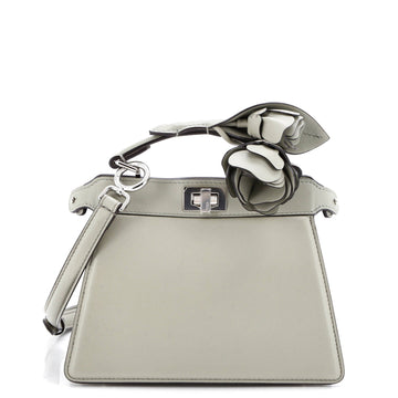 Peekaboo ISeeU Bag Leather with Embellished Handle Petite