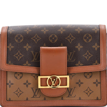 Dauphine Shoulder Bag Reverse Monogram Canvas MM