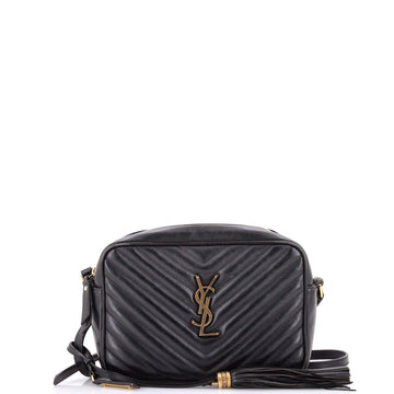 Lou Camera Bag Matelasse Chevron Leather Small