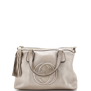 Soho Convertible Soft Top Handle Bag Leather