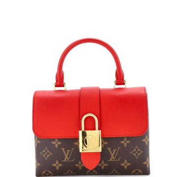 Locky Handbag Monogram Canvas with Leather BB