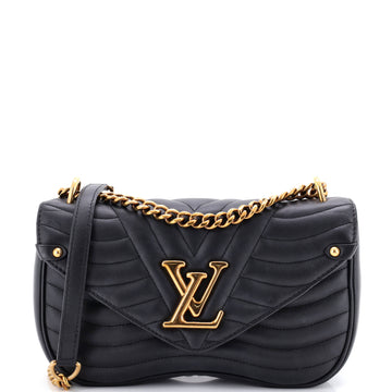New Wave Chain Bag Quilted Leather MM