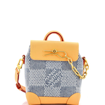 Steamer Bag Damier 3D Denim Nano