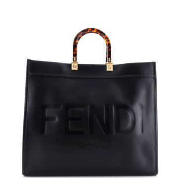 Sunshine Shopper Tote Leather Large