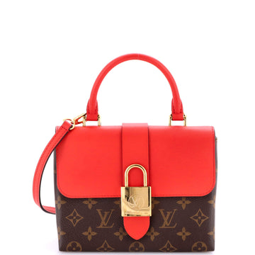 Locky Handbag Monogram Canvas with Leather BB
