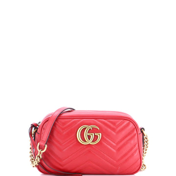 GG Marmont Shoulder Bag Matelasse Leather Small