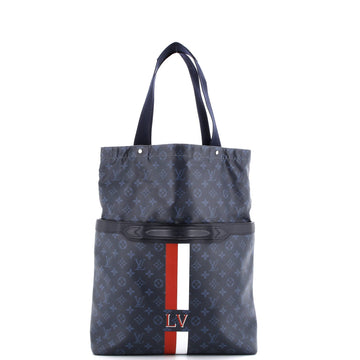 Ultralight Tote Monogram Cobalt Canvas