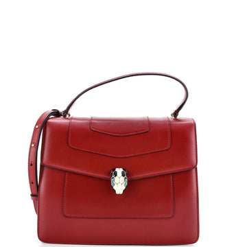 Serpenti Forever Top Handle Bag Leather Medium