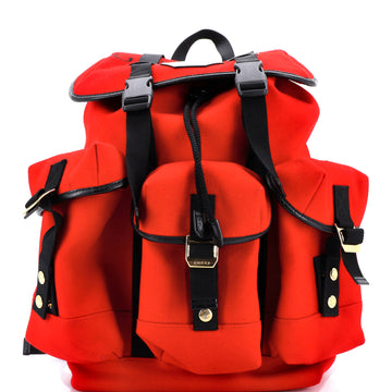 Aria 100th Anniversary Off The Grid Backpack Embroidered Felt with Leather