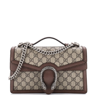 Dionysus Top Handle Chain Bag GG Coated Canvas Small